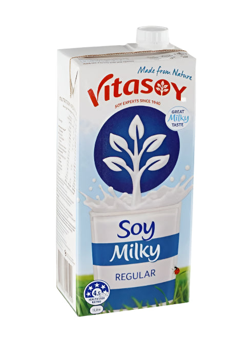 Vitasoy Milky Regular Long Life Soy Milk12X 1 Lt