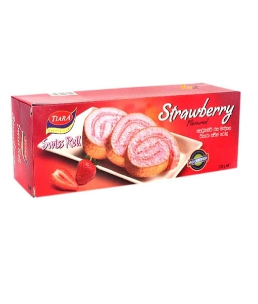 Tiara Swiss Rolls - Strawberry